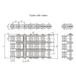 B-serie korte pitch precisierollerkettingen
