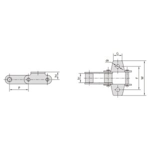 C-type en CA-type stalen landbouwketting