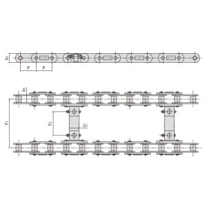 transportketting voor wegenbouwmachines