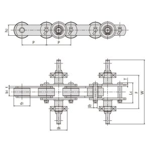rubberen handschoen transportketting