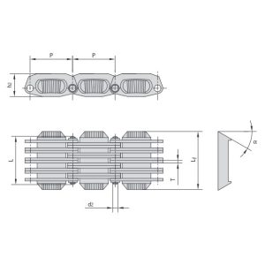 ketting met zelftandvorming