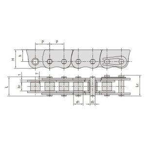 anti-zijboogkettingen van roestvrij staal voor het duwen van vensters