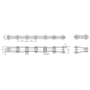 S-type stalen landbouwketting