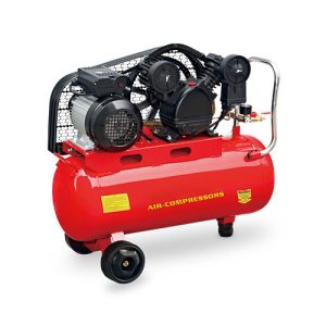 riemaangedreven luchtcompressor