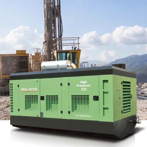 diesel aangedreven schroefcompressor