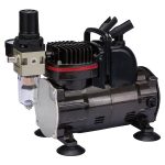 olievrije mini luchtcompressor