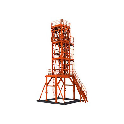 opgerolde buizentoren