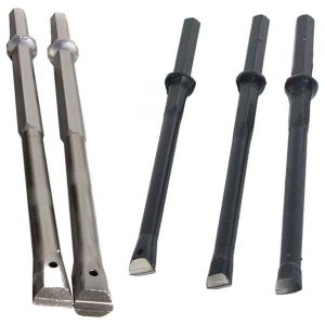 boorstang met geïntegreerd pluggat