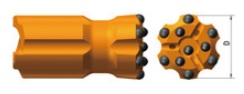 Knop, plat, terugtrekbaar