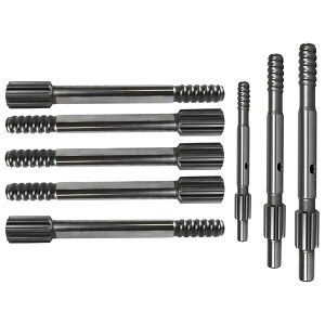 Adapter voor boorkop van een rotsboor, compatibel met Atlas Copco