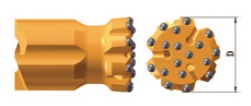 Knop, verzonken midden, terugtrekbaar