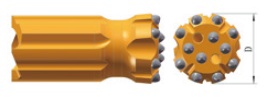 Knop, plat, terugtrekbaar