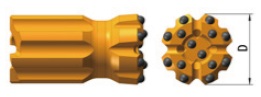 Knop, verzonken midden, terugtrekbaar